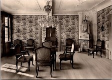 Staatszimmer Room Interior Goethehaus Frankfurt Am Main Real Photo RPPC Postcard picture
