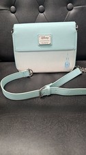NWT Official Loungefly Disney Frozen Elsa Snowflake Glitter Cross Body Bag Purse picture