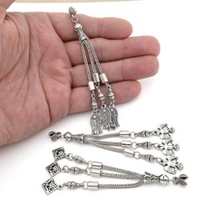 Metal tassel 3 pcs set for make Tasbih, Islamic Prayer Beads  Misbaha 821116 picture