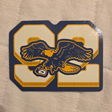 2026 Dutch Bros. Back to School Sticker Eagle Mascot 92' picture