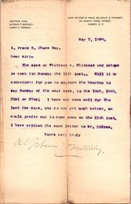 Law Offices Of Hale Bulkeley & Tennant 1896 Albany NY Letterhead Billhead TL7 picture