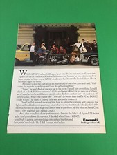 KAWASAKI KZ900 KZ 900 903CC ORIGINAL PRINT AD PRINTED ADVERTISEMENT picture