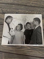 Vintage Ardmore Studio Black & White Photo Of Harry Belafonte & Guests 1967 picture