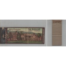 Matchbook Cover The Mimslyn Luray VA #2 picture