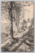 Am Kreuzweg nach St. Anton Partenkirchen Garmisch RPPC Postcard Germany picture