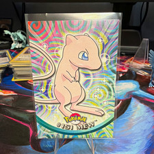 Topps Pokémon Blue Tops Label 1999 Mew #151 Very clean 🧼 picture