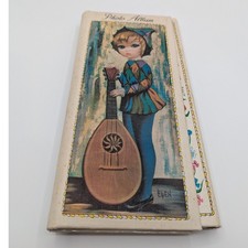 Vintage Lobeco Big Eye Harlequin Boy Photo Album Eden Art Hong Kong 11x5 picture
