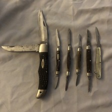 Vintage Casexx ,queens And Pal Cutlery C O Knife Collection All God Snaps picture