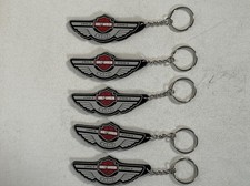 Lot Of 5 Harley Davidson 1903-2003 100th Anniversary B&S Wings keychain fob picture