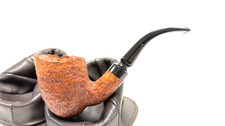 ED BURAK Model CONNOISSEUR N.Y.C. - Heavily Rusticated XL Freehand  UNSMOKED NOS picture