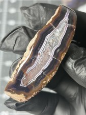 Rare Purple Passion Agate Contour Polished Banding picture
