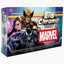 2026 Topps Chrome Marvel Hobby Box Sealed New picture