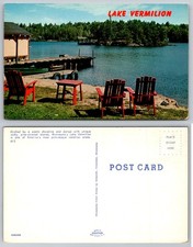 Lake Vermilion Minnesota Scenic Lake View Postcard picture