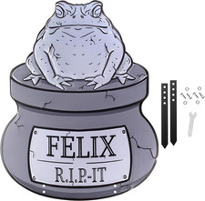 3-D Metal Halloween Pet Cemetery XL 17