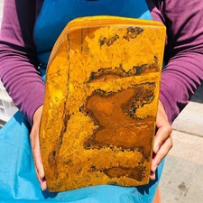 9.1 LB Natural Tiger Eye Polished Specimen Home Decor Raw Healing Stone 5362 picture