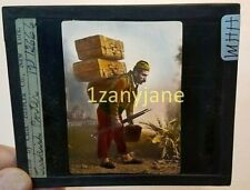 Glass Magic Lantern Slide HHM TURKEY Constantinople Istanbul PORTER AWESOME picture