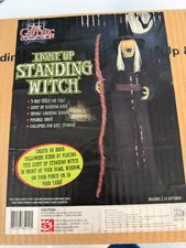 Sunstar Gothic Collection 5' Halloween Standing Witch Decoration - Broken Finger picture