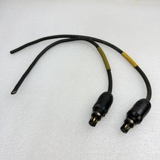 2 Vintage CVC Crewman Cable Male Bail-Out Military Radio Connector MK1697/G picture