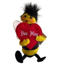 Annalee Dolls Bumblebee Mine Valentine Bee Heart Posable Felt Doll 2020 110320 picture