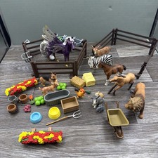 Lot of Schleich Animals And Accessories picture