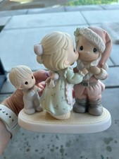 Precious Moments Porcelain- I Saw Mommy Kissing Santa Claus  Suspended : 455822 picture