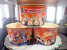 Vintage Borden's ELSIE THE COW cottage cheese tub Happy Easter 1960s 3 available picture