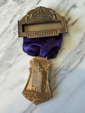 1935 National Association of Retail Druggists Convention Badge Cincinnati Ohio picture