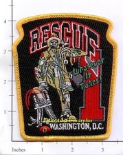 Washington DC - Rescue 1 District of Columbia Fire Dept Patch picture