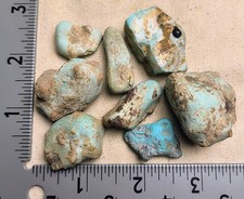 Lone Mountain Baby Blue Turquoise Rough Stone Lot Specimen Cab 81 Gram 27-19 picture