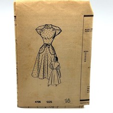 Vintage Marian Martin 4705 Misses Dress Sewing Pattern Size 16 Mail order picture