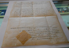 JAMES MCDOWELL , Virginia GOVERNOR. 1844 Signed land grant picture