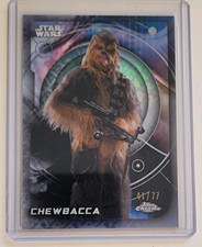 2026 Topps Star Wars Chrome LogoFractor Card 14 Chewbacca #41/77 picture