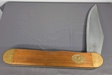 Vintage Custom-made Folk Art Oversized Wooden Pocket Knife 30 Inch  Display Sign picture