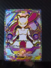 POKEMON MEWTWO EX FAN ART HOLOGRAPHIC picture