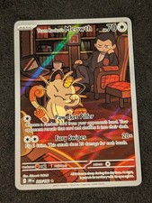Pokemon TCG - Team Rocket's Meowth - 203/182 IR - Destined Rivals NM picture