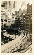 1920s Hanover Square Elevator Railway New York #10 RPPC Postcard 26-1836 picture