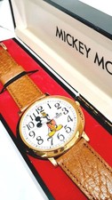 Vintage Lorus Disney's Mickey Mouse Electric Watch Needs Battery Rare  picture