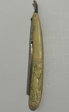 Vtg Genco Grant Straight Razor Art Nouveau Nude Woman And Grapes NY USA READ picture