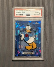2024 Topps Disney Chrome Sapphire #3 Donald Duck PSA 10 picture