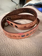 H&H Grateful Dead Handtooled Leather Belt 