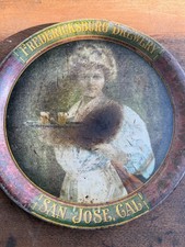 Antique Fredericksburg Brewery San Jose CA Bertha Beer Tray Pre-Pro H.D. Beach picture