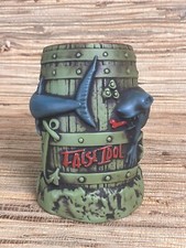 False Idol Hammerhead Shark Barrel Tiki Mug Tiki Farm Green Trader Dane NIB picture