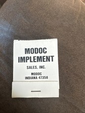 Vintage Allis Chalmers Matchbook Modoc Implement Sales Modoc Indiana picture