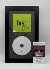 CHARLI XCX SIGNED BRAT CD FRAMED With JSA COA  Black Python Wallpaper Background picture