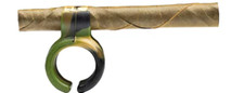 King Palm Silicone Smoke Ring | Green Camo picture