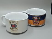 Pair Of Condensed Beefsteak Tomato Soup Mugs Cup Campbell Soup 1994 By Westwood picture