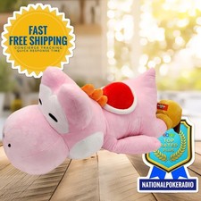 Universal Epic Universe Nintendo Yoshi XL Large Cuddle Buddy Pillow Authentic 3' picture