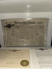 Authentic Historic New York Times Newspaper Archives Late City Edition 1933 picture