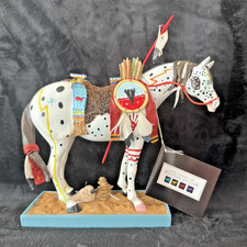 2003 Trail of Painted Ponies 1452 WAR PONY 6E/5566 Westland Appaloosa Mint Cond picture