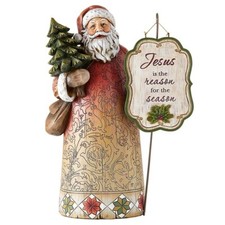Joyful Santa Figurine 10